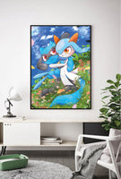 Lámina Riolu y Kirlia Shiny