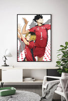 Lámina Nekoma kenma y kuroo