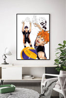 Lámina Hinata y Kageyama