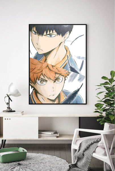 Lámina Hinata y Kageyama