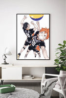 Lámina Hinata y Kageyama