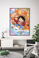 Lámina Monkey D. Luffy Thousand Sunny