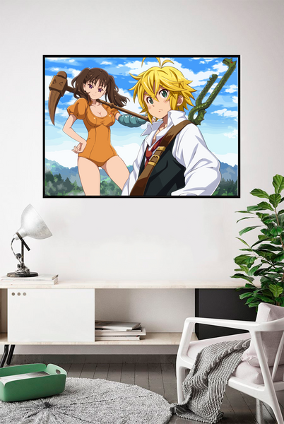 Lamina Meliodas y Diane