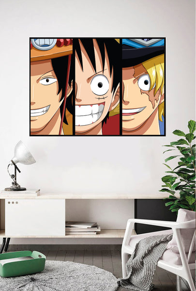 Lámina Ace Luffy y Sabo