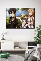 Lámina Kirito Asuna y Yuic