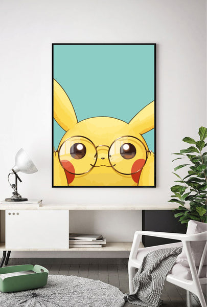 Lámina Pikachu Gafas